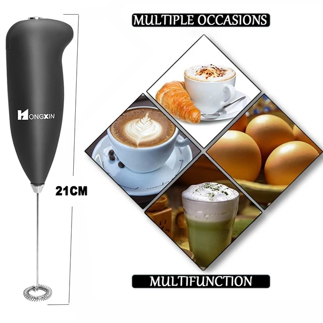 Mini montalatte elettrico creativo cucina in acciaio inossidabile frusta caffè latte frusta miscelatore automatico di latte in polvere famiglia 5