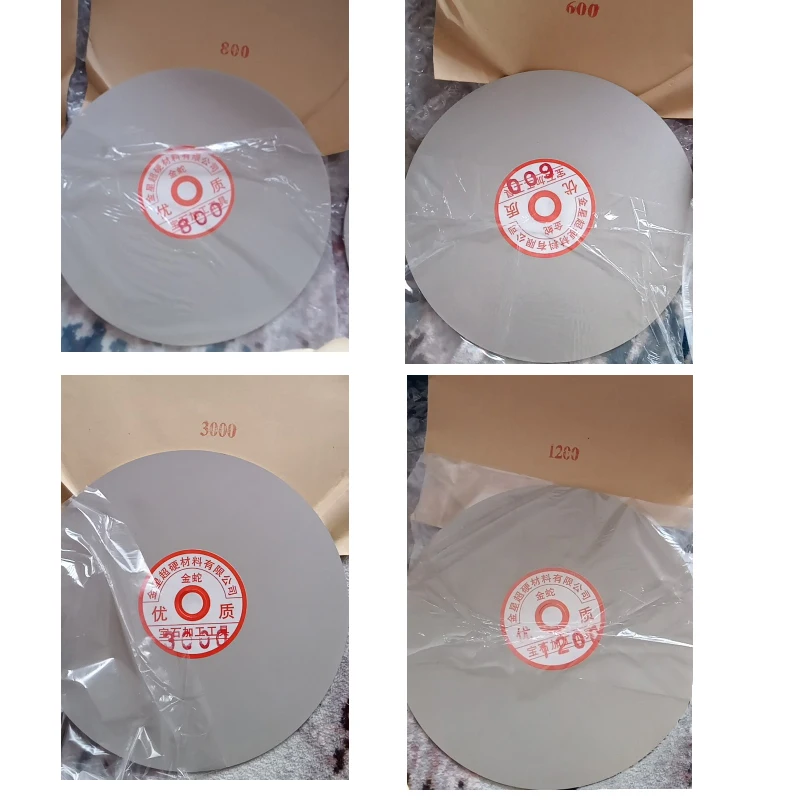 Grinding Disc Grinding Wheel 4pcs/set 150mm Polishing Grinding Disc 600 800 1200 3000 Grit L Diamond Coated Flat Lap Wheel Lapidary Tool Polishing Laps