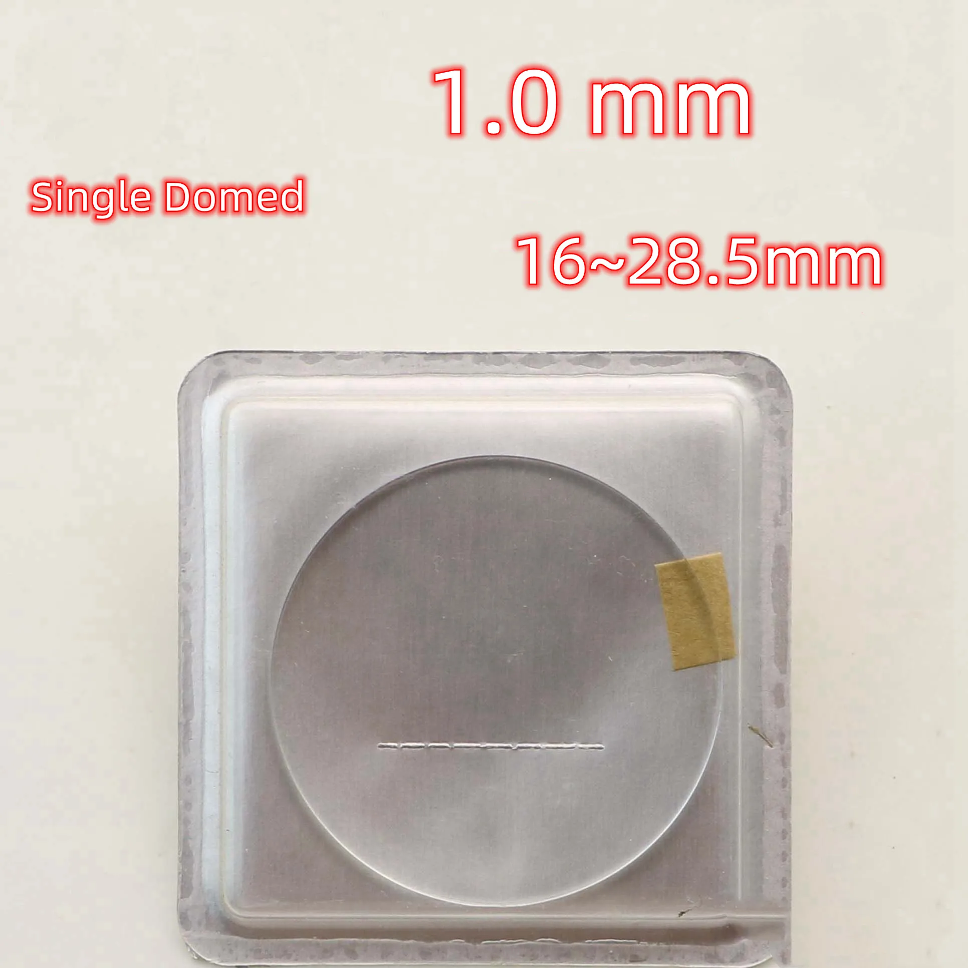 

Single Domed Mineral Watch Glass 1.0mm Edge Thickness Round Crystal 16mm-25.5mm Diameter Magnifying Len for Watch Repair YZC9211