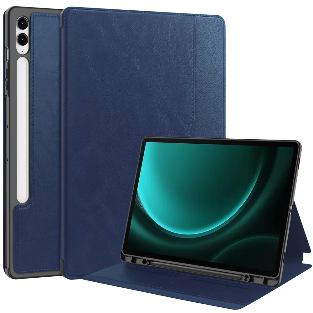 Premium Tablet Cover with S Pen Holder and Smart Features - 12.4 inch