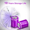 PKCELL 80PCS 3.6V 1/2AA 1200mAh Lithium Thionyl Chloride (Li-SOCL2) Battery for Water Meter 5