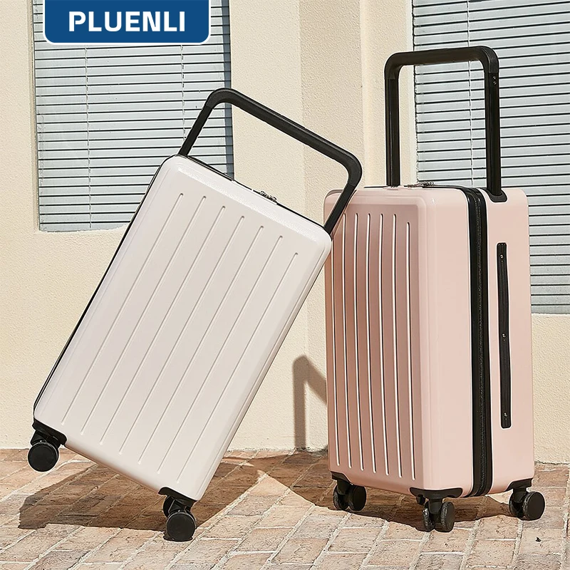 pluenli-width-draw-bar-luggage-new-boarding-bag-mute-universal-wheel-suitcase-with-combination-lock-suitcase