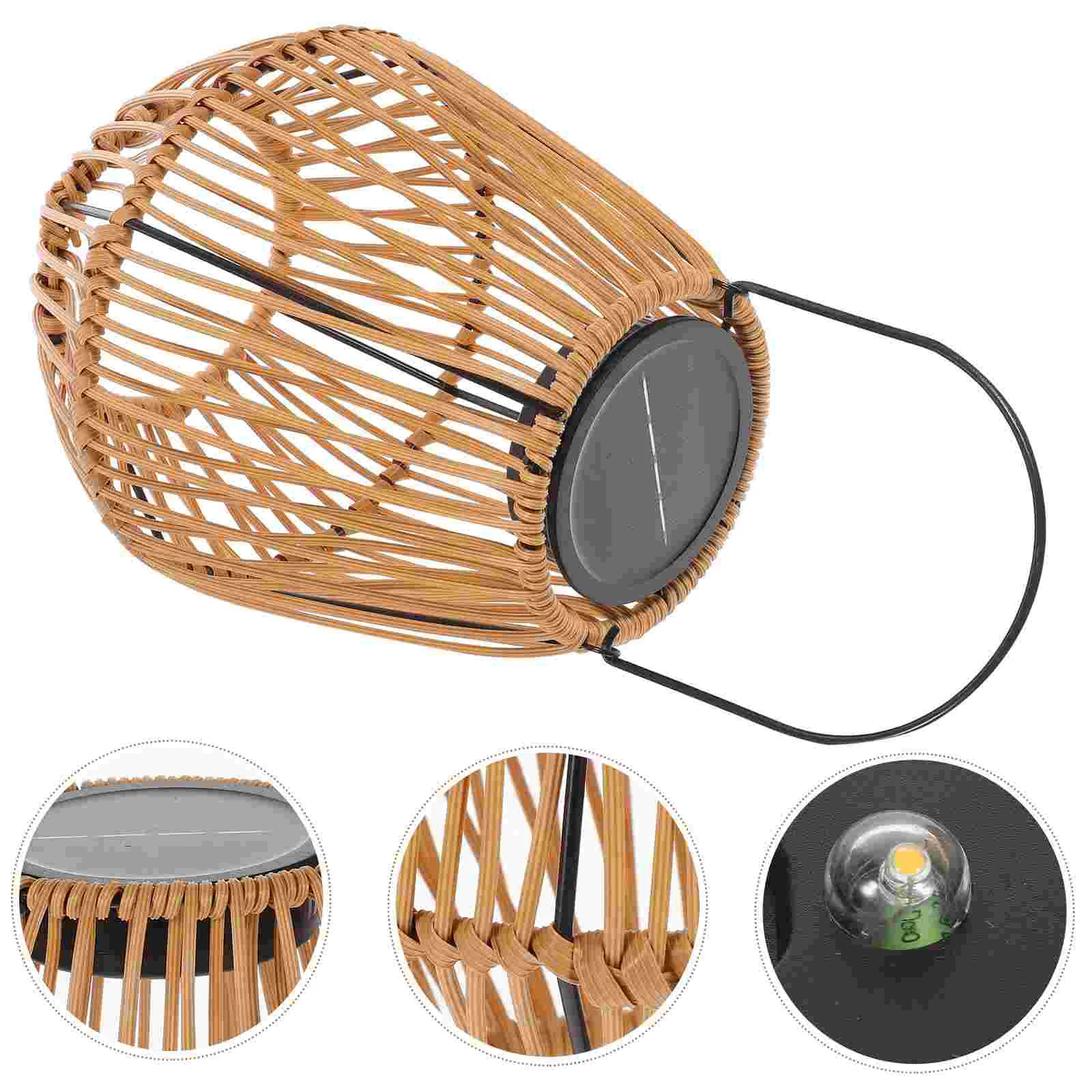 

Solar Garden Light Decorative Lantern Lamp Shades Hanging Lights Patio Decorations Outdoor LED Case