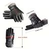 Winter Glove Windproof Warm Leather Glove Waterproof Touchscreen Anti Slip Cashmere Lining Cycling Running Ski Full Finger Glove 5