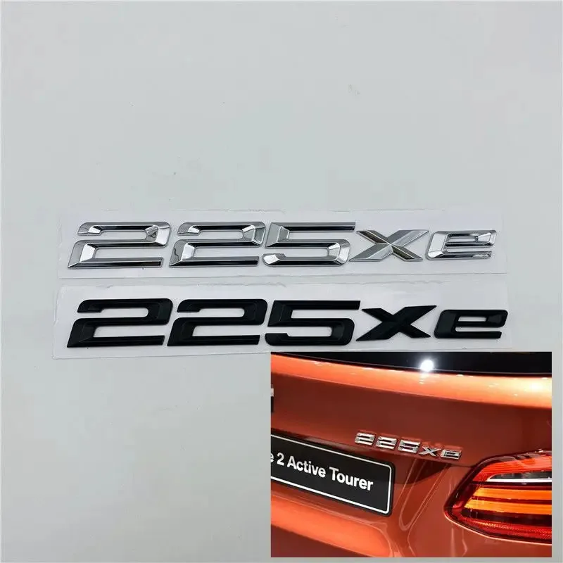 2014년 이후 BMW 2 시리즈 F45 액티브 투어러 225xe 리어 테일 부트 엠블럼 로고 배지 레터링 스티커