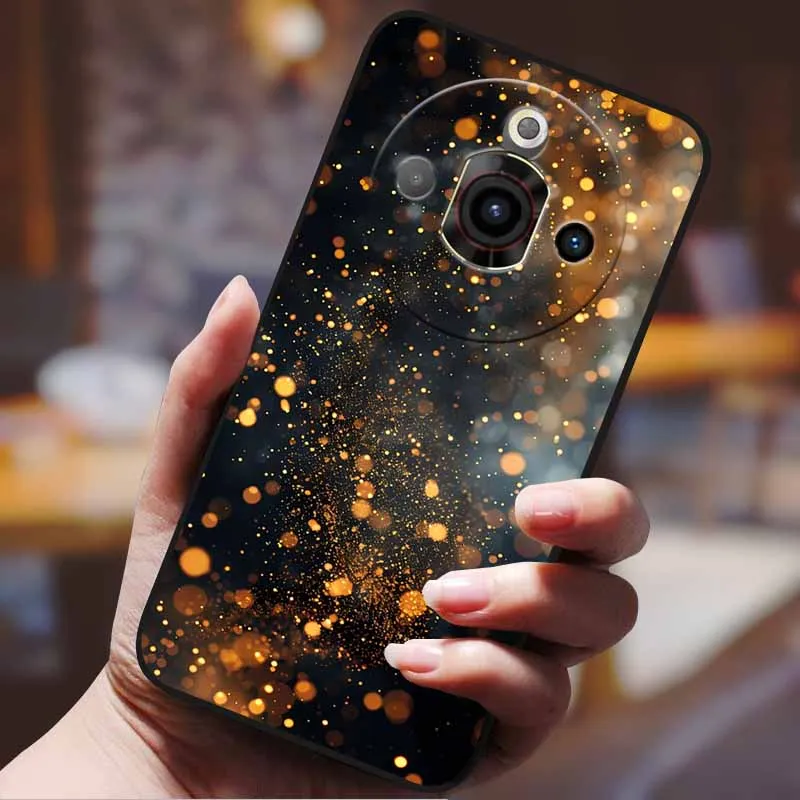 Cartoon Anime Shockproof Protective Phone Case - Black Bumper Cover