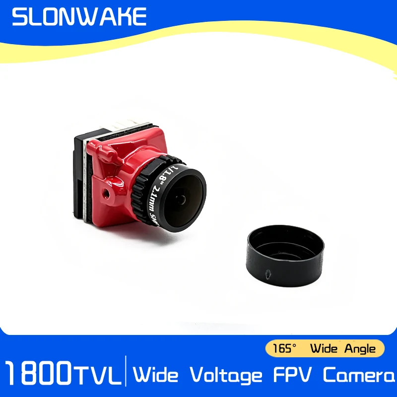Détail du capteur CMOS 1/3'' et du câblage de la caméra FPV 1800TVL