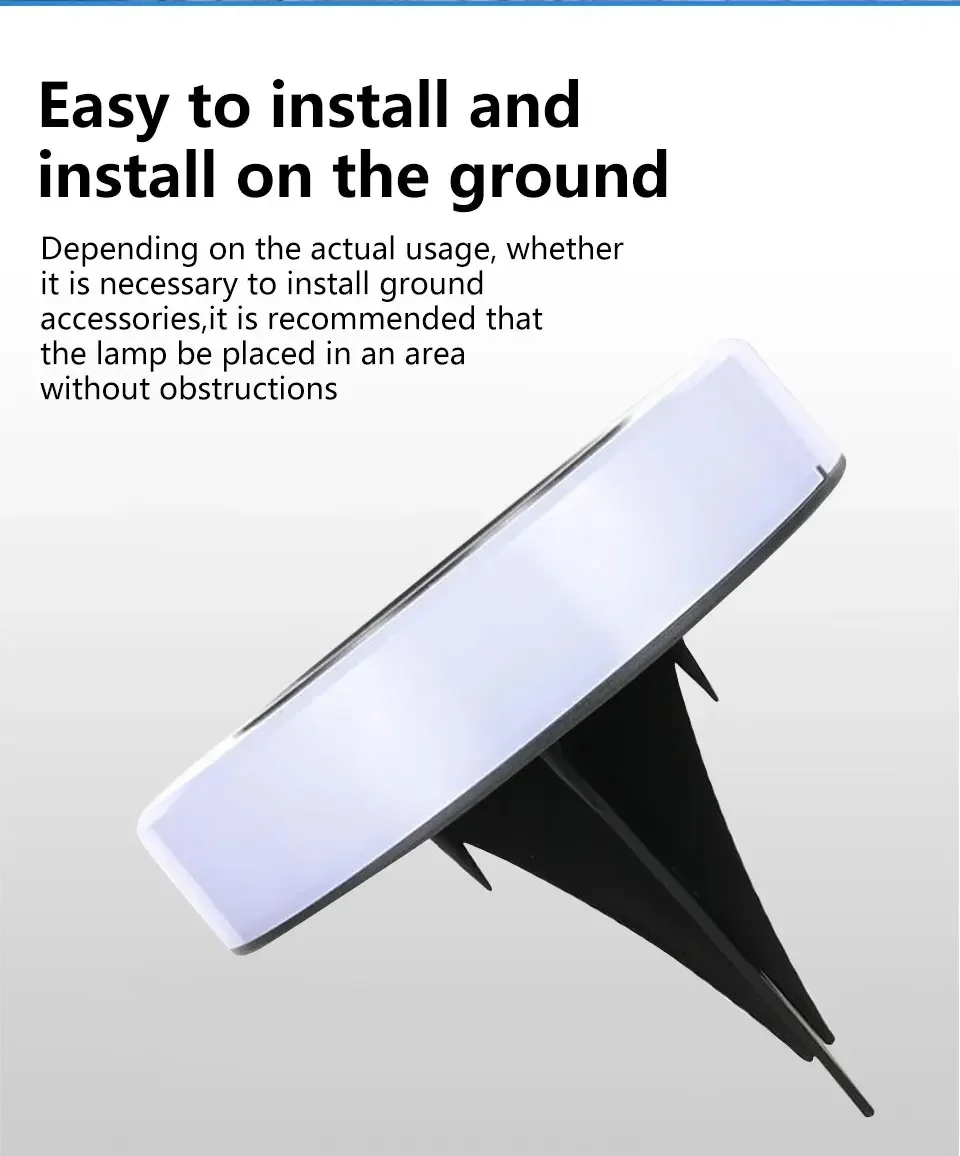 Description Picture 5 of item4pcs Outdoor Solar Lights LED Lawn Yard Decoration Night Light Outdoor Waterproof Landscape Garden Courtyard Villa Buried Light