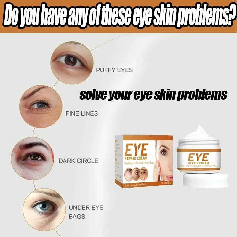 Eye Bags Remover Eye Cream Eye Problem Solver Instant Remove Wrinkle Eye Cream Eye Bags Dark Circles Anti Puffiness Firm Cream Under Eyes Lightening Fine Lines Moisturizing