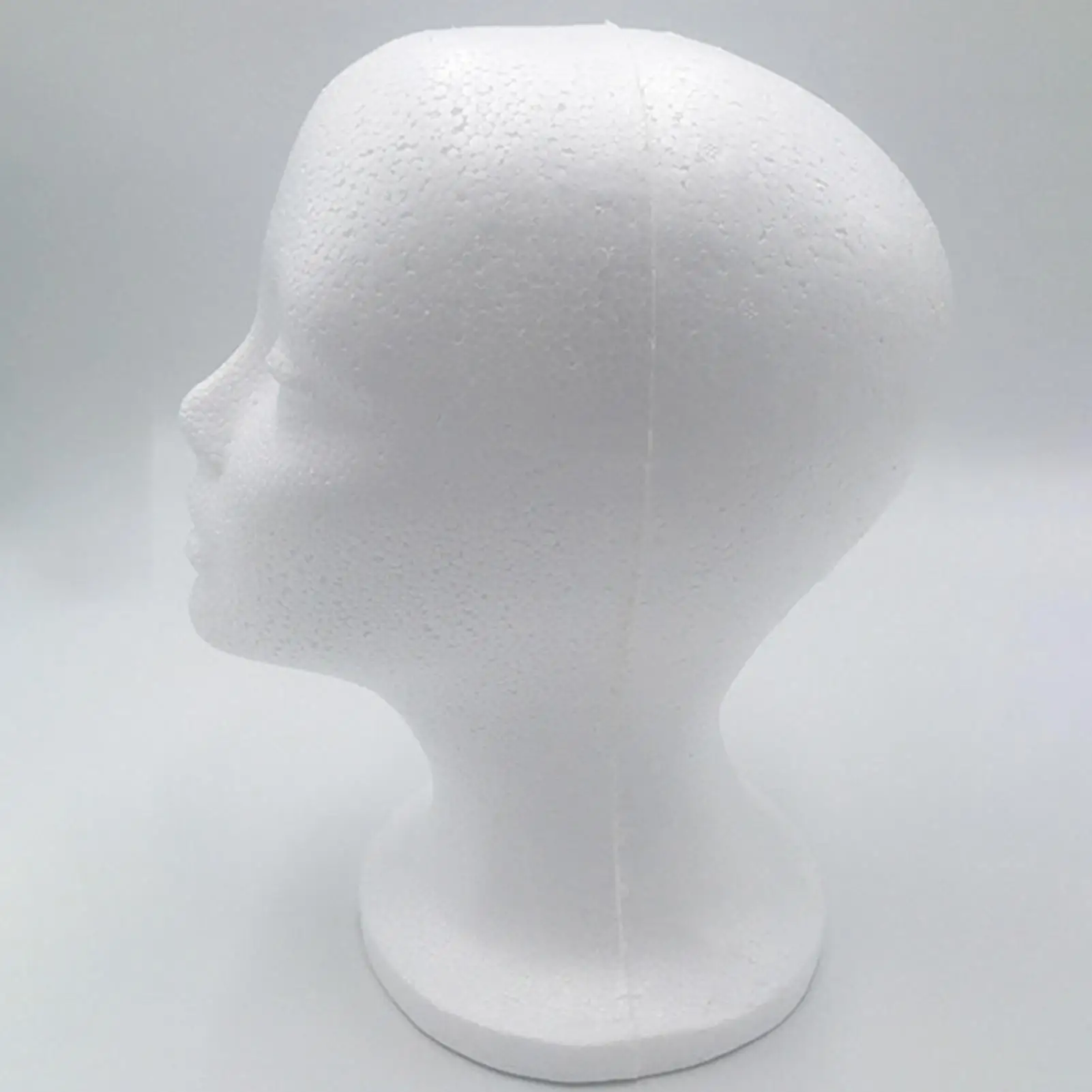 White Women Mannequin Head Model Practical Dummy Foam Head Lightweight Durable Portable Fashion For Travel And Salon