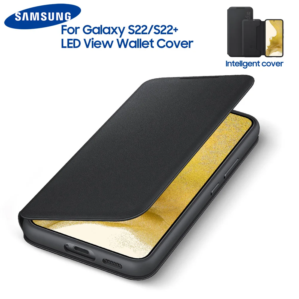 Samsung Original LED View Wallet Phone Cover For Samsung Galaxy S22
