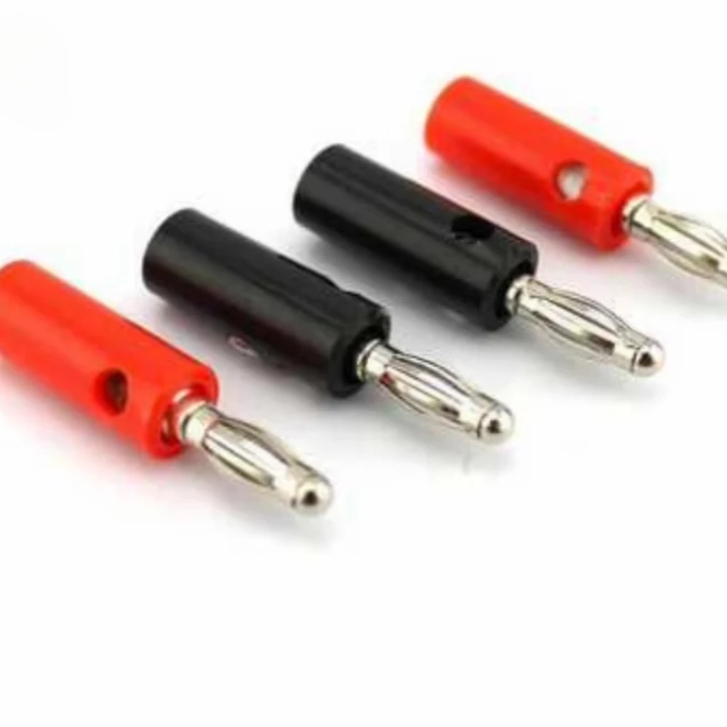 55MM Alligator clip + BANANA PLUG test probe with 4mm Banana Plug Cable Clips