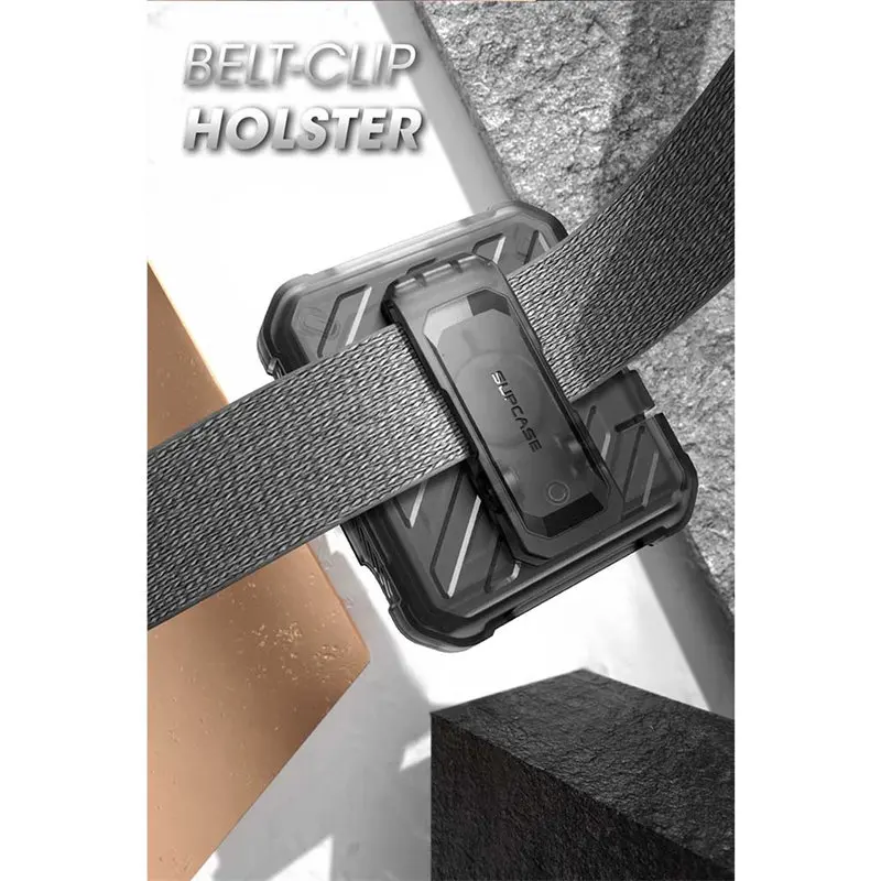 Ultimate Rugged Protective Case with Holster & Kickstand - Enhanced Hinge Protection by SUPCASE