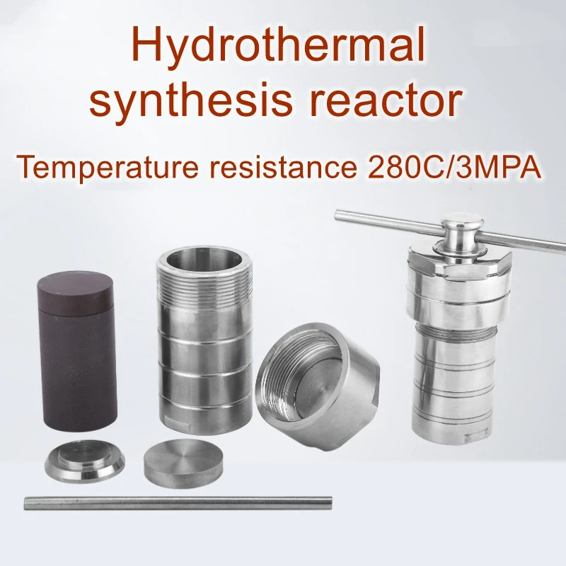 

Laboratory hydrothermal synthesis kettle stainless steel small hydrothermal kettle lined with an ablation tank 25ml 50ml 100ml