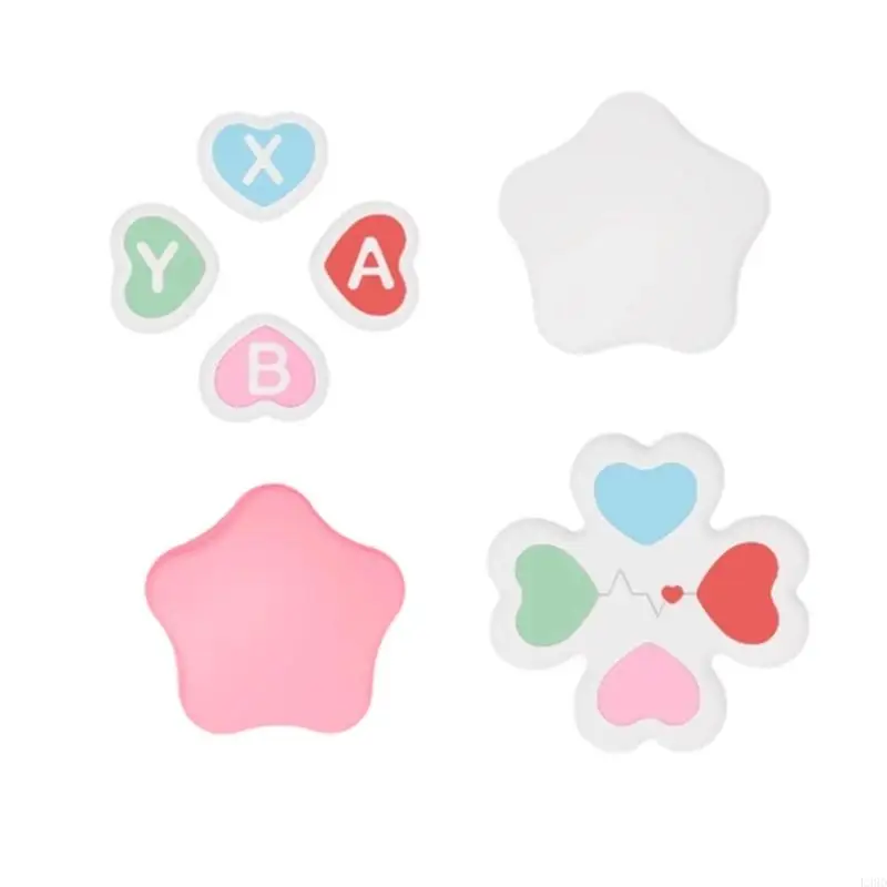 NSW2 용 편안한 엄지 그립 조이스틱 보호 캡 버튼 패드 향상