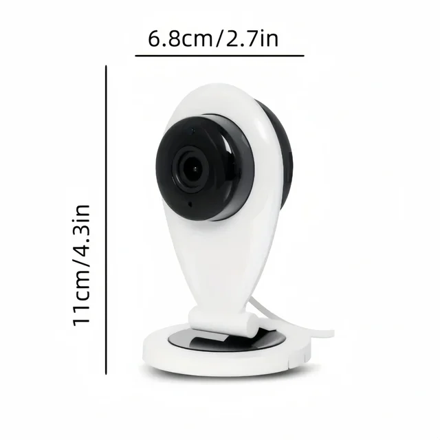 InCliick WLAN  Camera with App, Mobile Remote View WLAN Baby Monitor, Motion Detection, Night Vision Indoor Surveillance Camera 2