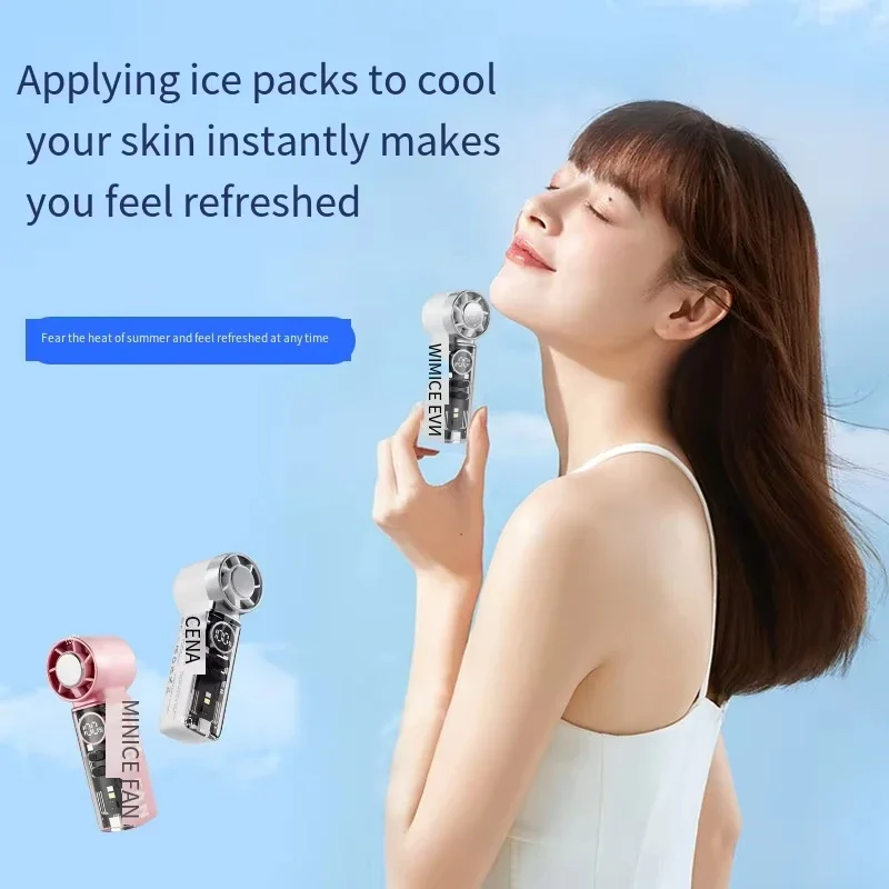 휴대용 핸디 선풍기, 고속, 3000mAh 충전식 USB 선풍기, 여름용, 휴대용 냉풍기