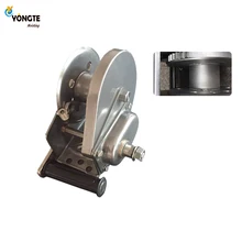 

2600lb stainless steel braked portable hand winch with cable