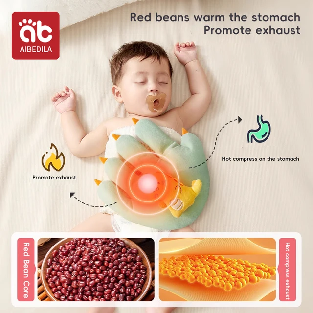 AIBEDILA Soothing Baby Sleep Aid Pillow Babies Soothing Palms Baby Sleep Aid Infant Calming Remote Control Hand Palms Toddler 4