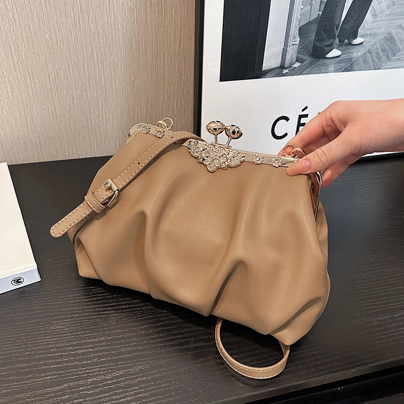 Luxury Women Evening Clutch Bag Designer Pu Leather Purses Fashion Shoulder Crossbody Sac Female Party Bag Wedding Pouch Handbag - Image 2