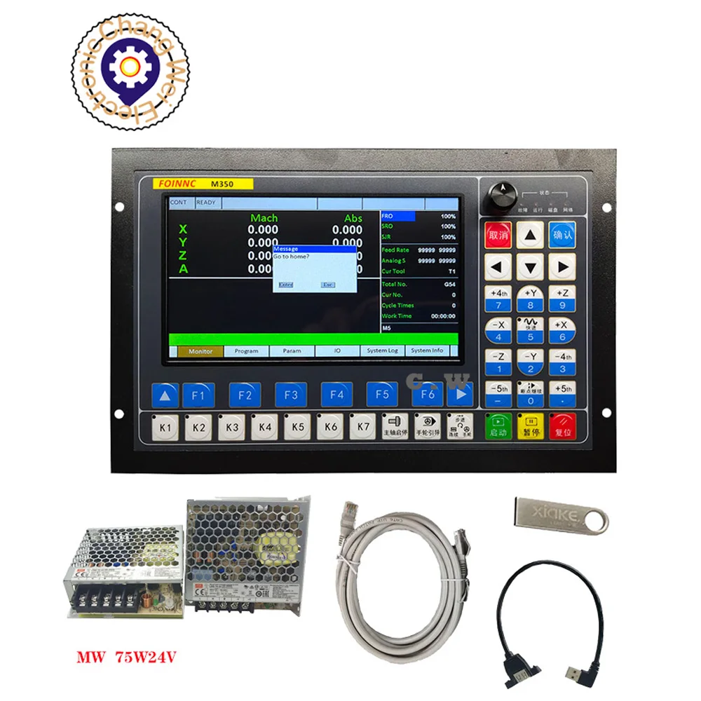 Hot!m350 Ddcsexpert 3/4/5 Axis Cnc Standalone Offline Controller