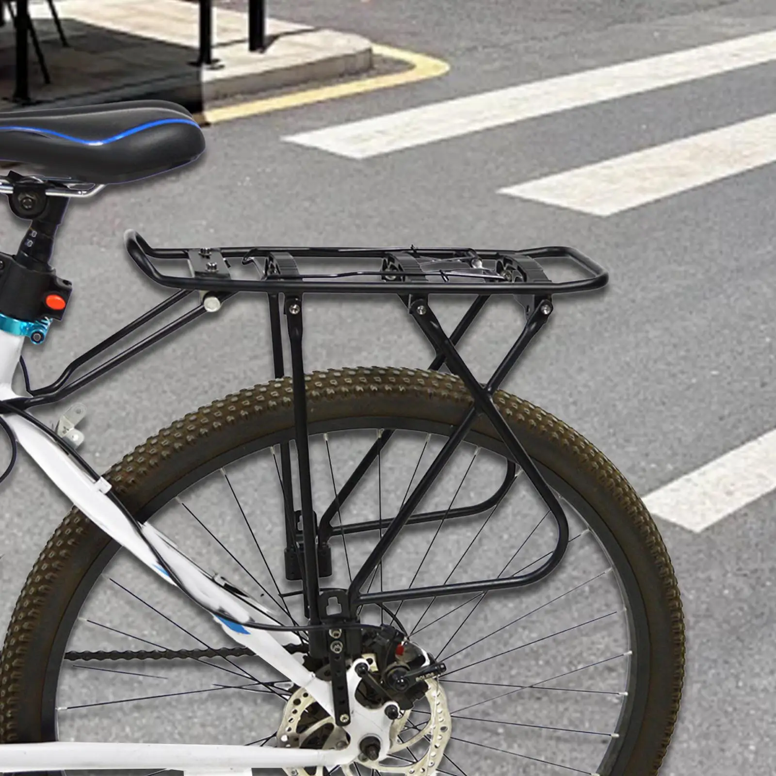Bicycle Carrier Rack 25 kg Heavy Duty Shelf Bicycle Rear Luggage Cargo Rack