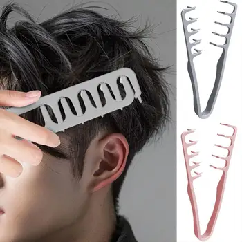 Pettine per capelli a denti larghi Volumizzante Pettine per styling strutturato soffice Stile coreano Radice per capelli Top Strumento per parrucchiere soffice per uomo