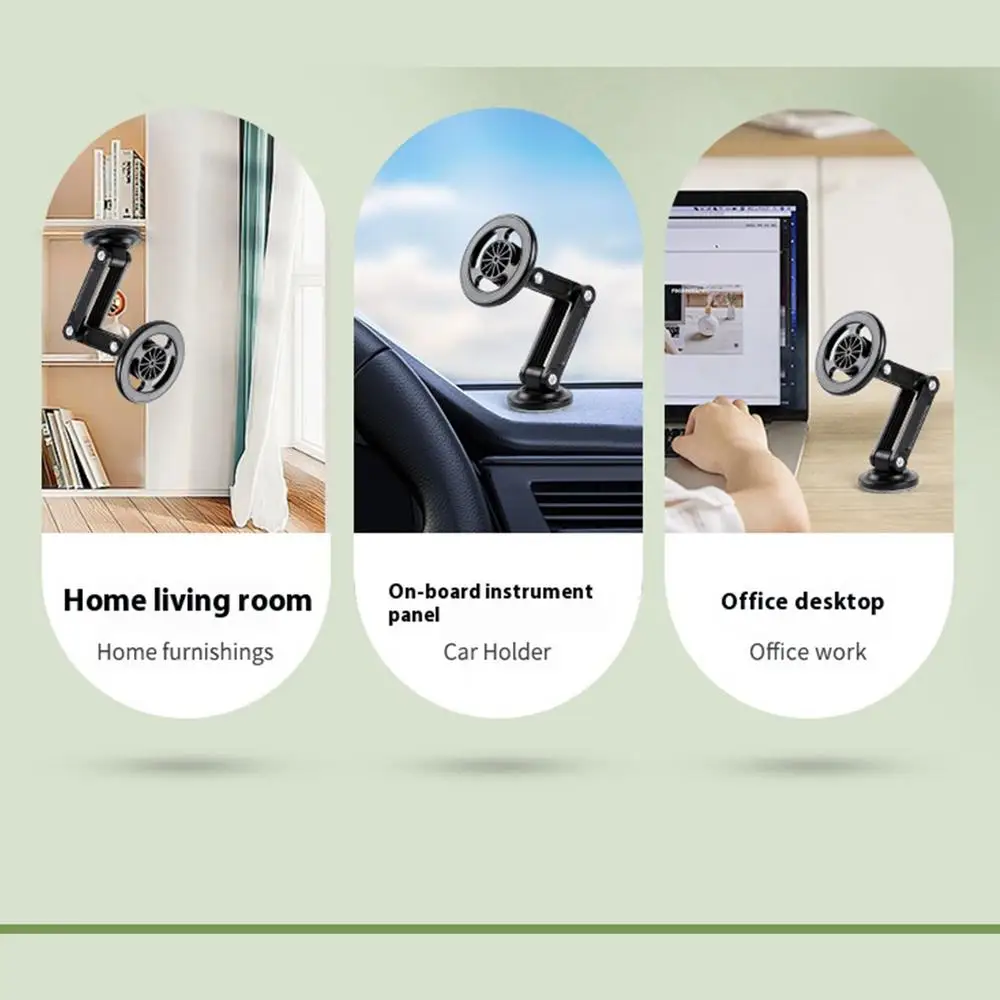 Car Phone Holder For Dashboard Foldable Cell Phone Automobile Cradles Multifunctional Phone