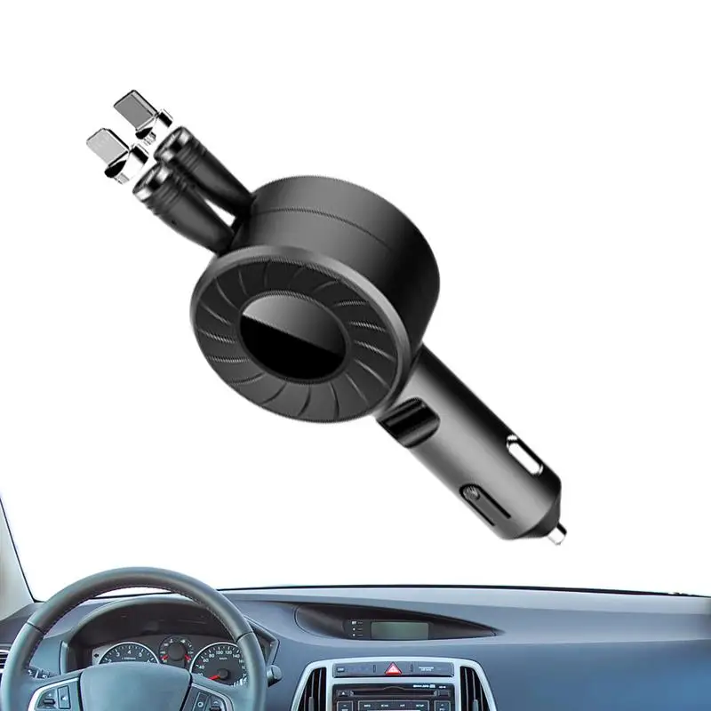 

Автомобильное зарядное устройство 3 в 1, последовательная зарядка, автомобильные зарядные устройства, шнур для быстрой зарядки, адаптер с выдвижным зарядным устройством