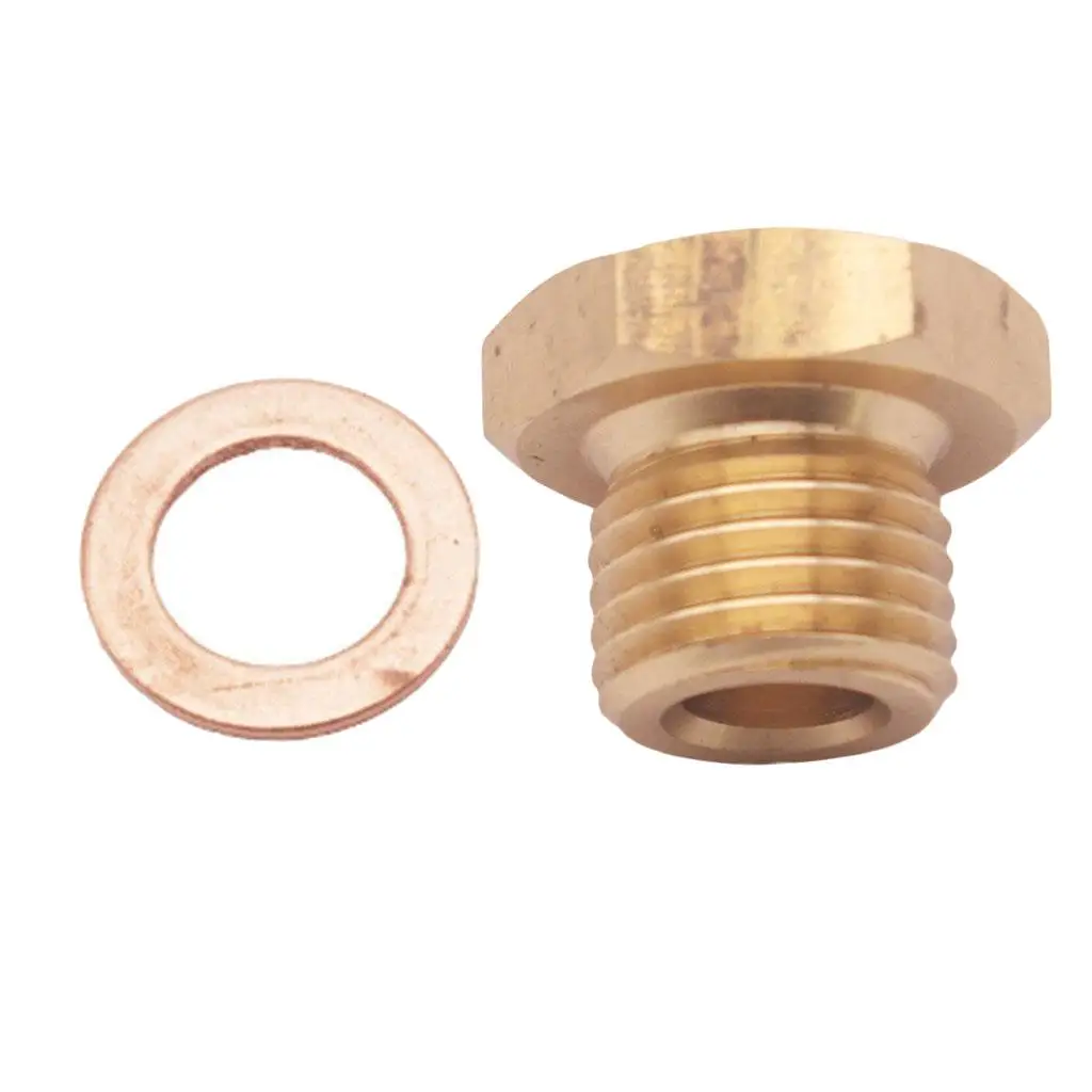 1/8 "NPT to M14x1.5 Stainless Oil Pressure Gauge Adapter O