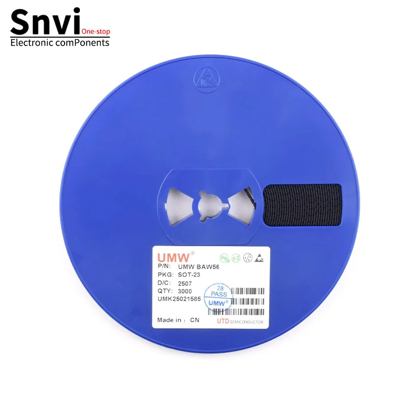 오리지널 BAW56 A1, BAV70 A4, BAV99 A7 SOT-23 SMD 스위칭 다이오드