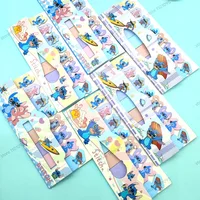 3pcs/lot Disney Stitch Memo Pad Sticky Notes Bookmark Kawaii Stationery Scrapbooking label Post Office School Supplies 1