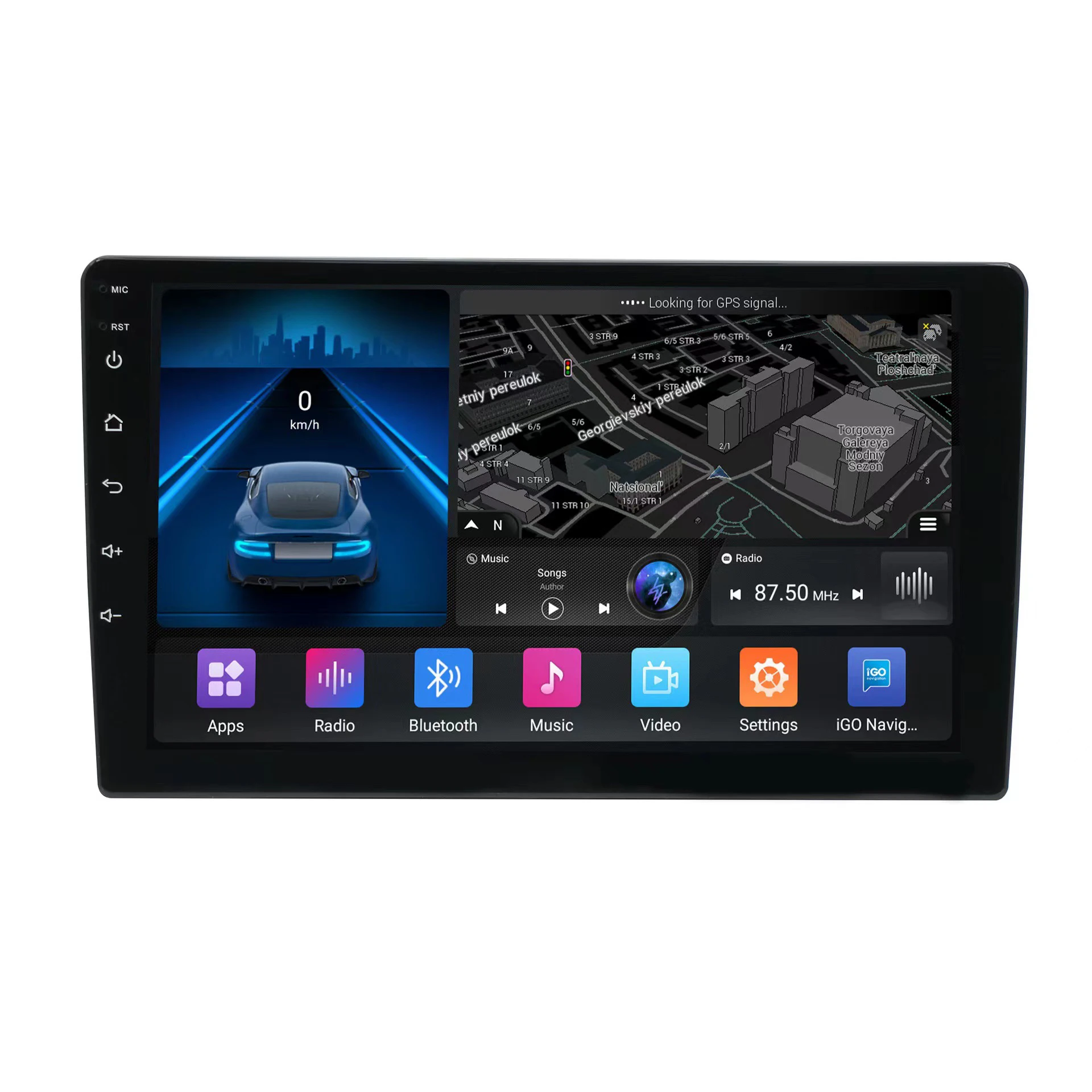 

Touch Screen 9inch 10inch 12.3 inch 4G WIFI GPS Stereo Radio Navigation System Auto mp5 player for car