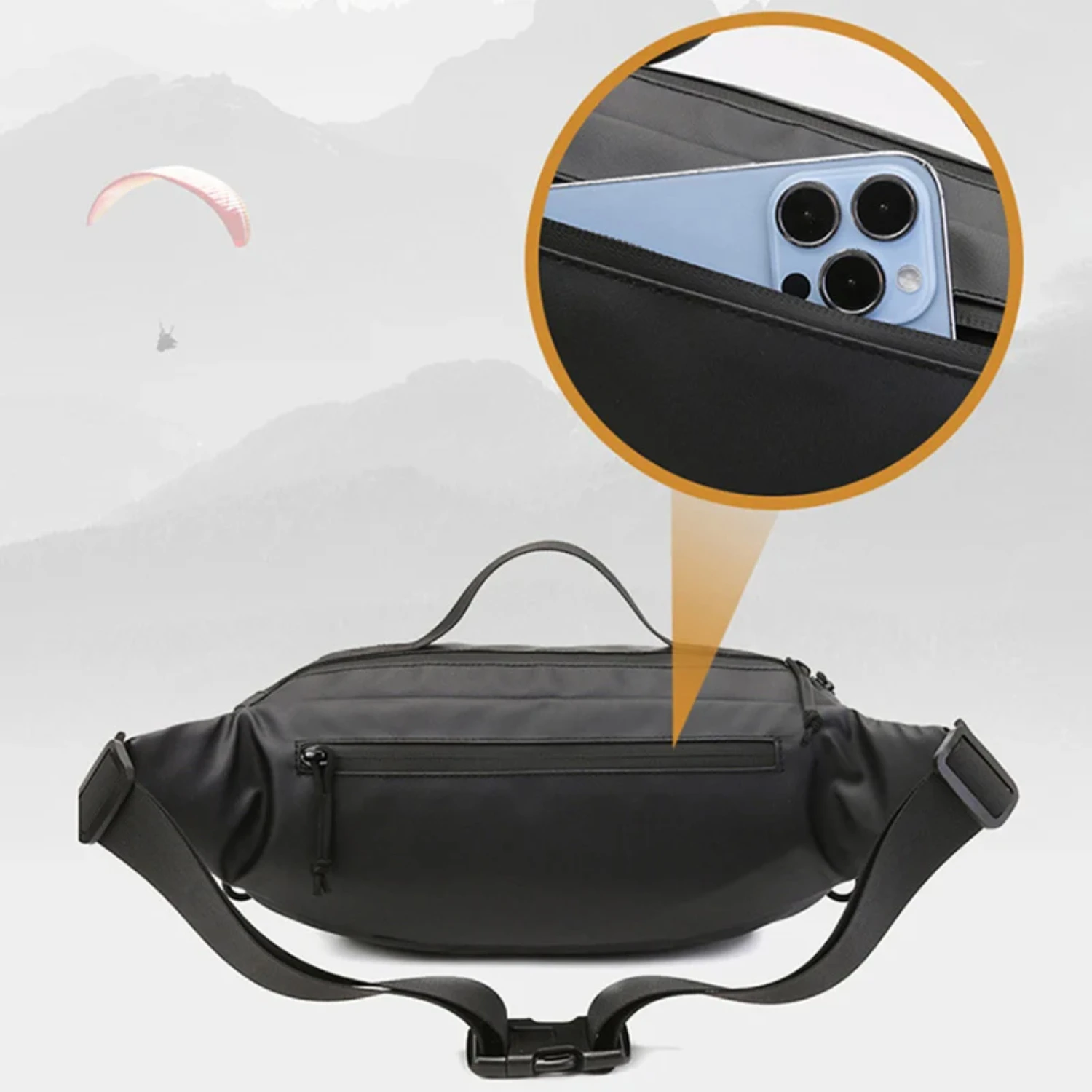 Fishing Camping Waist Chest Backpack Fishing Lure Tackle Men Outdoor Molle Shoulder Bags Travel Hunting Accessories