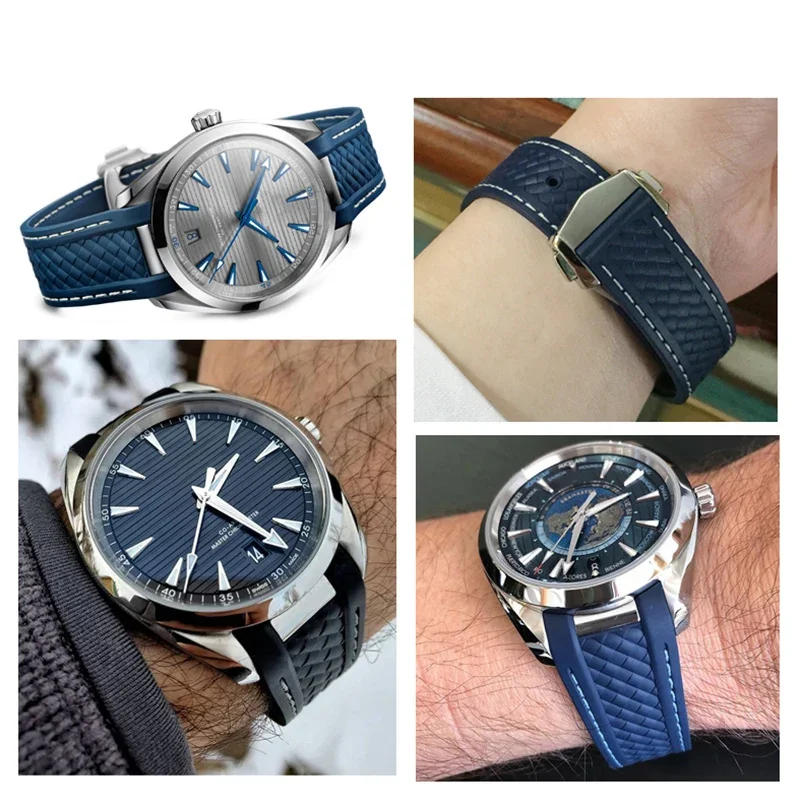 Premium Soft Silicone Rubber Watch Strap