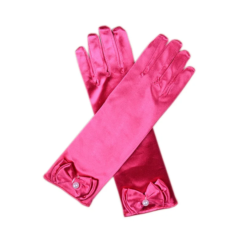Children Halloween Frozen Princess Gloves Cinderella Sleeve Aurora Snow White Nylon