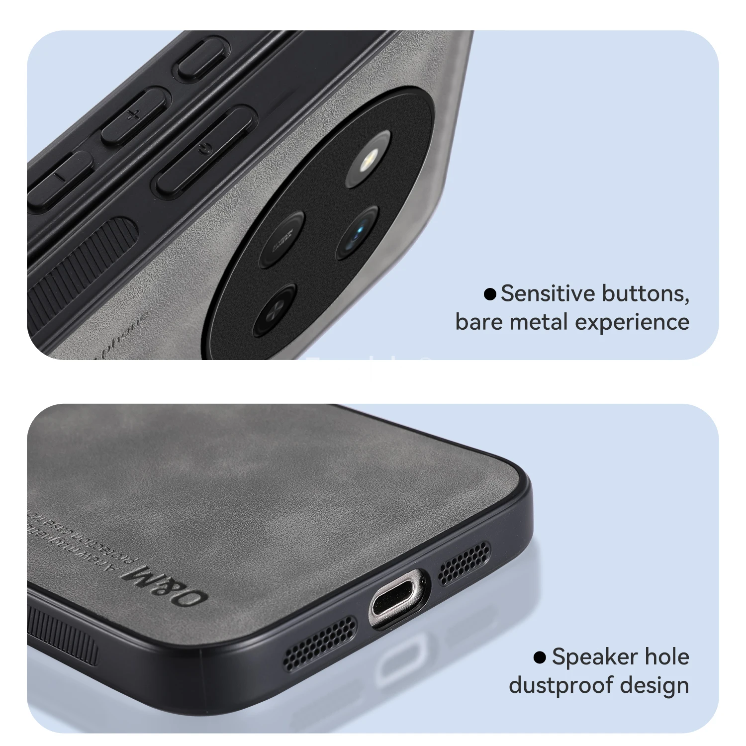 Shockproof Magnetic Protective Case - Skin Feeling Back Cover Shell