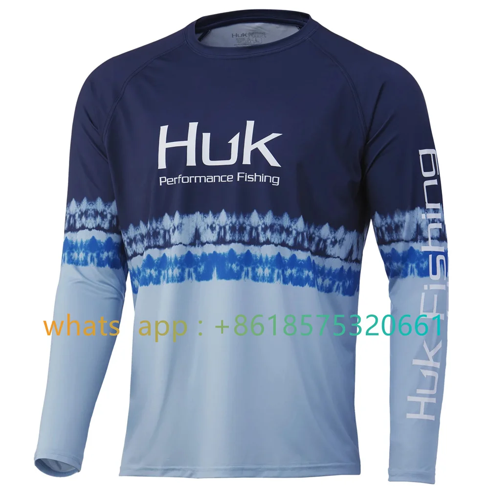 Huk Men's Icon X Camo Long Sleeve Performance Fishing Shirt Uv Protection  Jersey Upf 50 Camisa Pesca Angeln Bekleidung Wear 2023