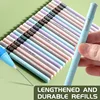 M&G 5 Boxes 2B/HB 0.5/0.7mm Pencil Lead Refill 120mm Morandi Color Mechanical Pencil Refills Automatic Drawing Pencil Leads 2
