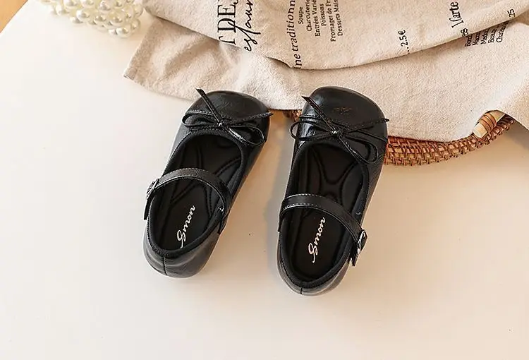 Prinzessinnen-Mary-Jane-Schuhe für Mädchen – rutschfeste, flache Schuhe mit weicher Sohle für Kleinkinder und kleine Mädchen, Party- und Hochzeitsschuhe – Detail 5