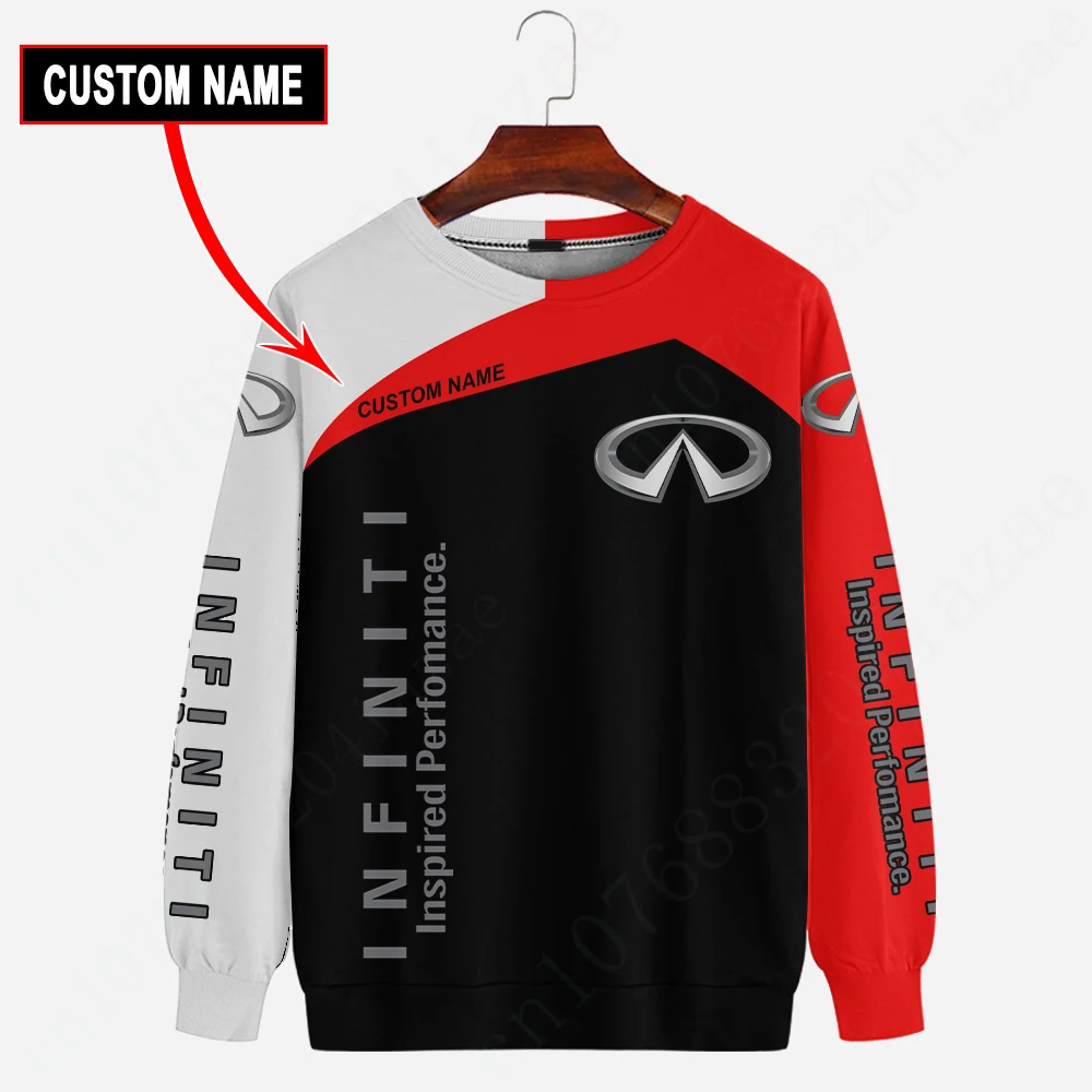 

Infiniti Oversized T-shirt Casual T Shirt For Men Women Harajuku O Neck Long Sleeve Anime T-shirts 3D Sweatshirt Unisex Clothing