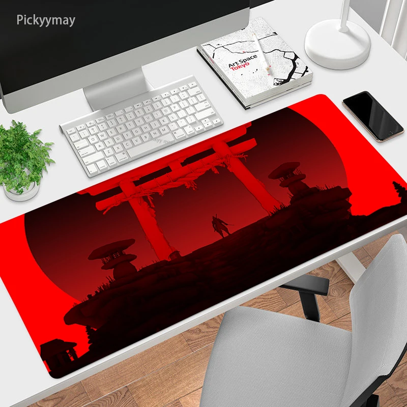Sombras Die Computer Mouse Pad Sekiro Gaming Mousepad Xxl Gamer Carpet pc Desk Mat Tapete de Teclado Grande 900x400 - Imagem 2
