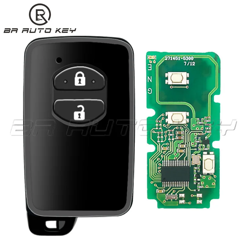 Japan Import Smart Key for Toyota Prius Aqua Wish Ractis Fielder IQ Vitz 2009-Genuine 314MHZ 271451-5300 89904-47170 car remote key car key
