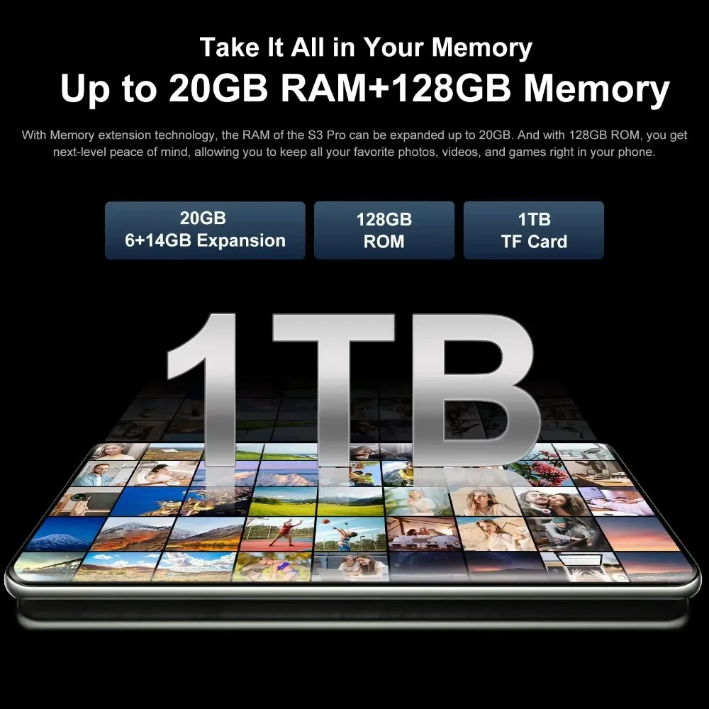 FOSSIBOT S3 PRO Smartphone 6.67 Inch AMOLED Display Helio G85 6GB+128GB Mobile Phone Android 14 5000mAh Battery 64MP Camera NFC