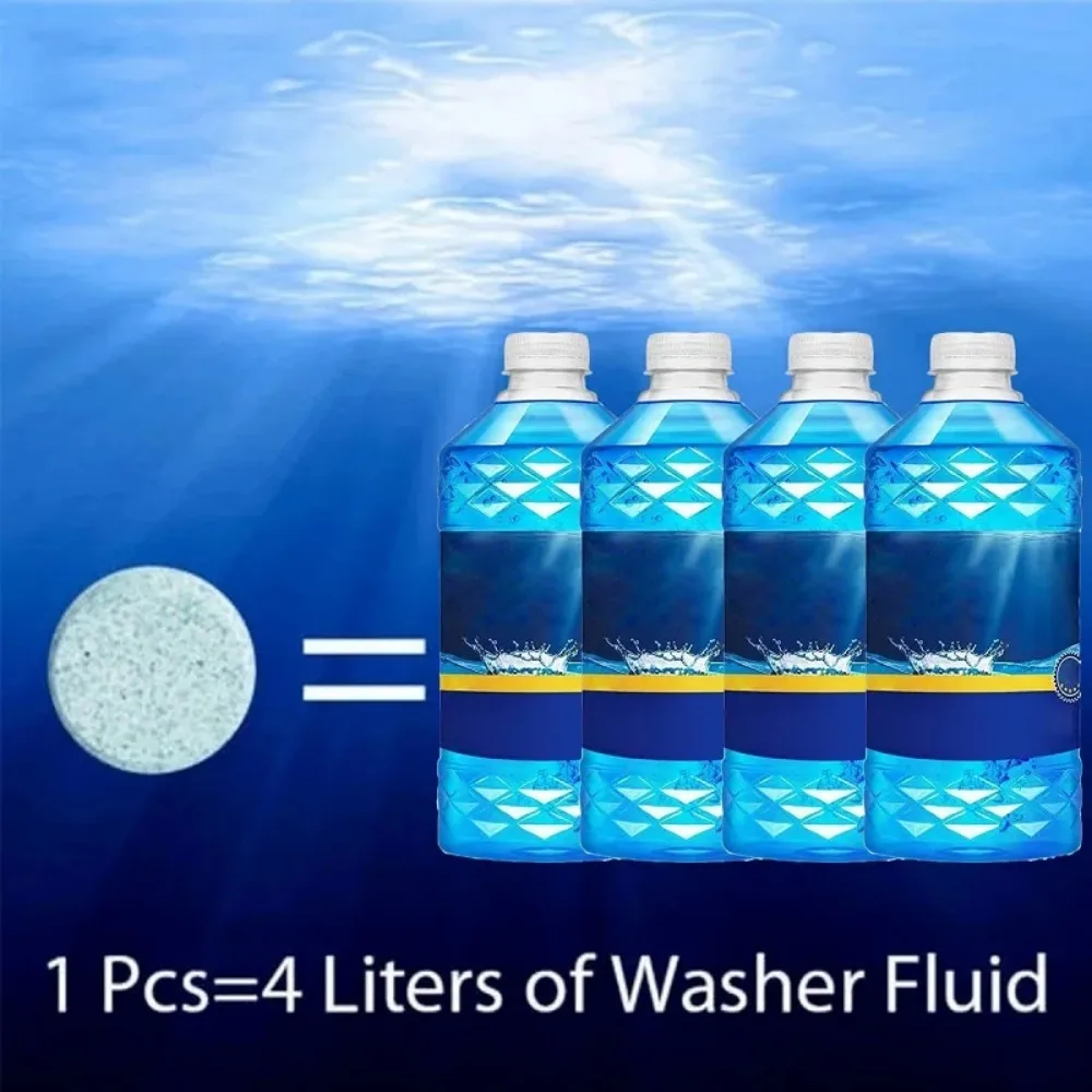 Car Windscreen Washer Tablets Mixed Solid Cleaner Wiper Washing Home Toilet Window Concentrated Tablets Auto Cleaner