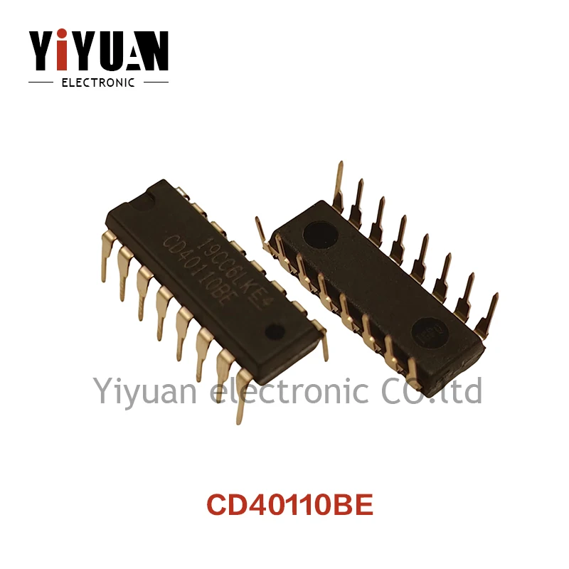 

10PCS NEW CD40110BE DIP-16 Logic chip IC decoding/latching/display driver direct insertion