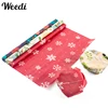 Weedi Reusable Beeswax Food Wraps Orangic Cotton Wrap Fabric, Fresh Keeping Eco Friendly Beeswax Wrap for Food bee's wraps 1