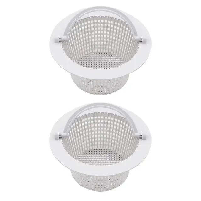 2 db Medence Skimmer Kosár Kényelmes Kopásálló Finom Lyuk Elleni Eltömődésgátló Szűrő Kiegészítők - Image 5