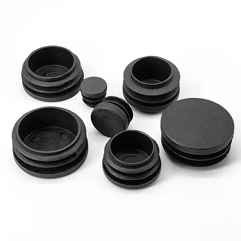 Pipe End Cap Silicone Rubber Caps Rubber Caps Silicone Rubber Plugs Floor Protector Caps Round Pipe Inner Plug 10-60mm Tube End Cap for Table Chair Leg Dust Cover Protector Pads Leveling Feet Furniture Accessories