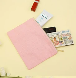 Customized Bridesmaid Makeup Clutch - Travel & Special Occasion Gift - Black text (Pink)